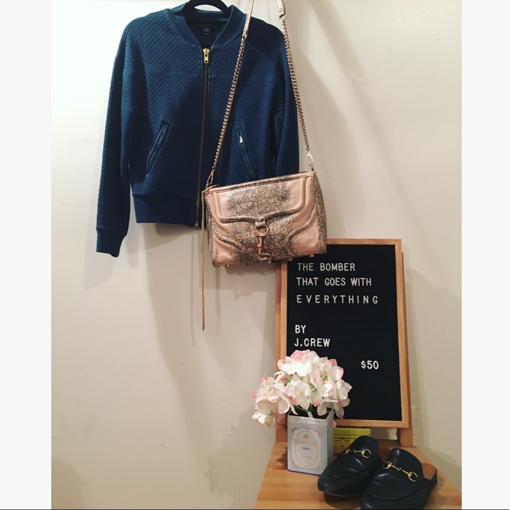 💎SALE💎 JCREW Quilted Indigo Bomber